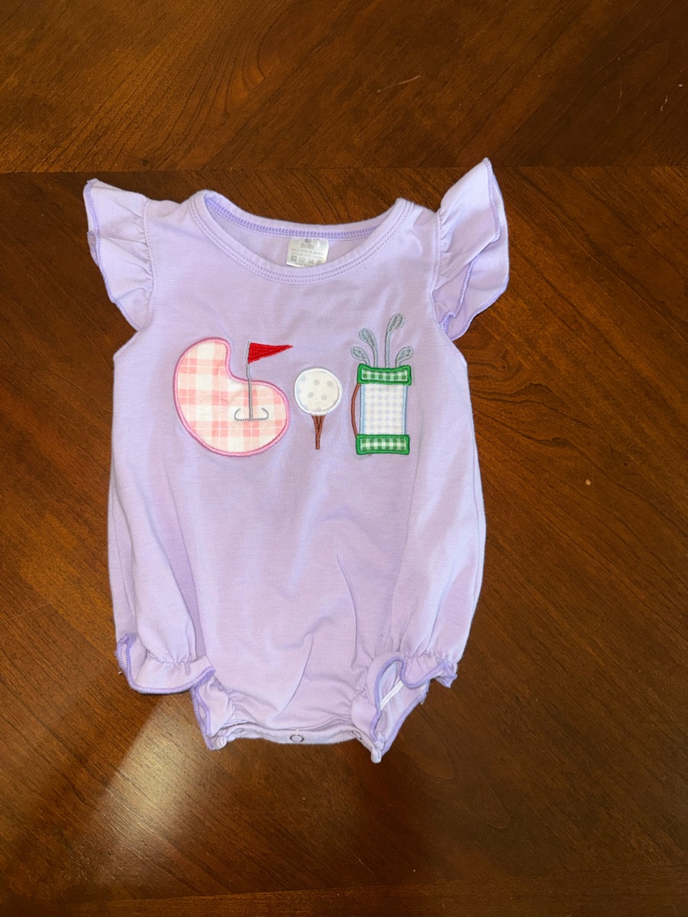 Kids Lavender golf Romper
